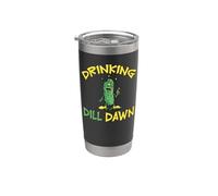 Drinking Dill Dawn Pepino Borracho Crucero Con Alcohol Vaso térmico de acero inoxidable de doble pared