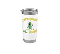 Drinking Dill Dawn Pepino Borracho Crucero Con Alcohol Vaso térmico de acero inoxidable de doble pared