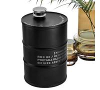 Drinking Flasks, Portable Beer Barrel Flagon, 3.74x5.31 inches Leakproof Stainless Steel Flask for Fishing, Hiking, Camping, Workplace, Gathering, Picnic and Backpacking