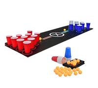 Drinking Games, Table Tennis Board Game, 70.87 X 23.62 Inches Usable, Entertainment Set for Parties, Team Building, Weekend Fun, Group Social Events, and Birthday Gatherings