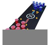 Drinking Games, Tabletop Table Tennis, Fun Party Entertainment Kit, Interactive Game Set, Compact Tabletop Design for Group, Social, Adult, Gatherings, 70.87x23.62 Inches