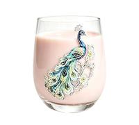 Drinking Glasses 320ml Reusable Decoration With Animal Floral Design Whiske