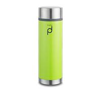 DRINKPOD Pioneer Termo de cápsula aislada al vacío a Prueba de Fugas, Acero Inoxidable, Verde, 21 x 7 x 7 cm