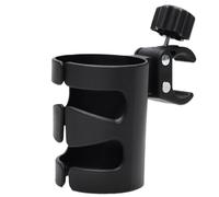 Drinks Holder for Stroller, Adjustable Cup Mount, Global Clamp on Bottle Stand with Scooter, Interactive Wheelchair, Walker, Armrest, Bike, Baby Carriage, Travel Use 5.91x3.94x3.15 Inches