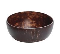 Drinkware de coco shell - cuencos naturales hechos a mano, tazas portátiles rústicas | Tazones naturales de mano versátiles, ensaladas, tazas de agua marrón para helado, agua
