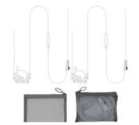 Drip Acclimation Kit - Aquarium Water Transfer Tube | Slow Drip System | Adjustable Flow Valve, 82.7 Inch Length, ABS PVC Tubing, Siphon Action, for Shrimp, Saltwater Fish & Coral Tank