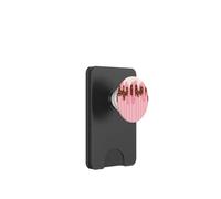 Drip and Sprinkle Striped Pastel Pink Melting Ice Cream PopSockets PopWallet para MagSafe