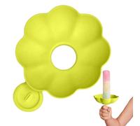Drip Catcher, sin soporte de paleta de gota,Ice Cream Stick Drup Tray Guard - Reutilizable Alimentos de silicona Pop Drop Guard para niños pequeños, niños y adultos
