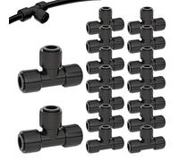 Drip Irrigation Fittings - Montaje sencillo a prueba de fugas - Conector de aspersión, para jardín, flores, jardín, jardín, jardín, jardín, jardín, jardín, granja, Greenhouse Crop