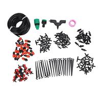 Drip Irrigation Kit 49.2ft | Adjustable Automatic Watering System for Potted Plants/Garden/Greenhouse | Atomizing Nozzles, 20 + Accessories