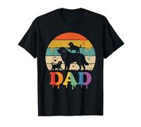 Drip Sunset Great Pyrenees Dog Dad Father's Day para Hombre y Mujer Camiseta