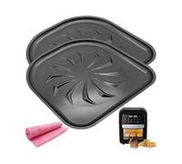Drip Tray for Powerxl Air Fryer, 2 Pcs Upgraded Nonstick Oil Drip Pan Tray, Oven Drip Pan for 6qt 10qt Powerxl Vortex Air Fryer Oven Pro Plus