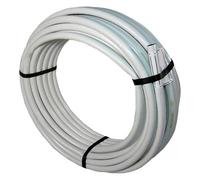 DRIPALIA | 25 metros x Tubería - Manguera de riego por goteo Ø16 | sin gotero | Blanca | Rollo de 25m