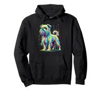 Dripping Paint Art Brussels Griffon Griffon Belge Sudadera con Capucha