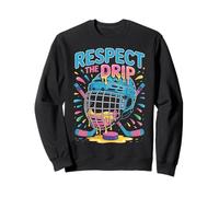 Dripping Stick and Puck Fit Respect The Drip Ice Hockey Sudadera