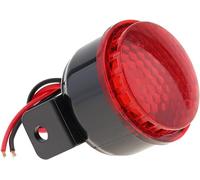 DriSentri Alarma de respaldo de coche con cable/luz, 105 dB, universal, impermeable, bocina de marcha atrás, alarma de advertencia de alarma zumbadora para coche, vehículo, camión, 12 V-24 V