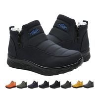 Dritnow Women’s Insulated Snow Boots, New Dritnow Shoes Snow Boots Women, Waterproof, Non-slip & Fur Lined (Blue,36)