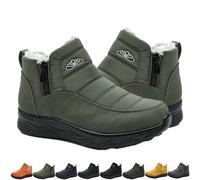 Dritnow Women’s Insulated Snow Boots, New Dritnow Shoes Snow Boots Women, Waterproof, Non-slip & Fur Lined (Green,36)