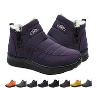 Dritnow Women’s Insulated Snow Boots, New Dritnow Shoes Snow Boots Women, Waterproof, Non-slip & Fur Lined (Purple,39)