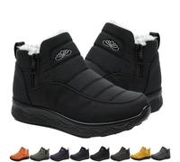 Dritnow Women’s Insulated Snow Boots, New Dritnow Shoes Snow Boots Women, Waterproof, Non-slip & Fur Lined (Black,36)