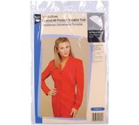 Dritz 1/2" Covered All-Purpose Shoulder Pads Hombreras Multiusos Cubiertas de 1,27 cm, 2 Unidades, Color Blanco, 2
