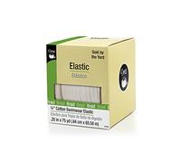 Dritz 1/4" Cotton Swimwear, Natural Traje de baño de algodón elástico 1/4 x 75, 1/4-Inch by 75-Yard, 225