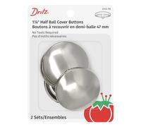 Dritz 213-75 Botones, tamaño 75 1-7/8 Pulgadas, 2 Unidades, Materiales sintéticos, Multicolor, 2.86 x 9.2800000000000011 x 14.31 cm, 2