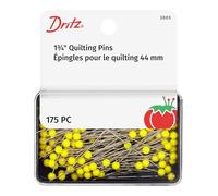 Dritz 3005 - Pasadores para acolchar, 1-3/4 Pulgadas, Amarillo (175 Unidades)