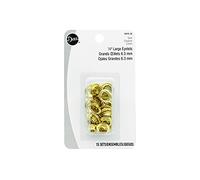Dritz 33575-35 Ojales grandes, dorados, 1/4 pulgadas, 15 unidades