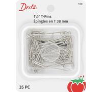 Dritz 35-Piece T Pins, 1-1/2-Inch by