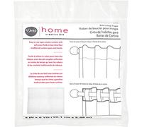 Dritz Bucle Cinta de Lazo para Varilla 3-7/8 x 6 Yardas, Blanco, 6 yd, 5