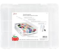 Dritz Caja de almacenamiento de roscas de 13 x 10 x 3 pulgadas