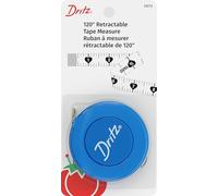 Dritz Cinta métrica retráctil retráctil de 120 pulgadas, color azul