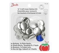 Dritz Craft Cover Button Kits-Size 36 14/Pkg