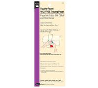 Dritz Double-Faced Wax-Free Tracing Paper Papel de calco de Doble Cara y sin Cera, Multicolor, 3 x 19-1/2-Inch