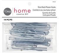 Dritz Ganchos Plisados, Metal, Plata, 14 Piezas
