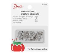 Dritz Hooks & Eyes Nickel Size 1 by Dritz