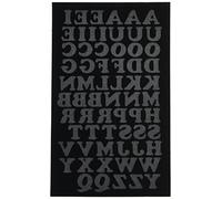 Dritz Letras para planchar, color negro, 3/4 pulgadas