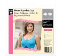 Dritz Molded Foam Bra Cups, White Copas de Brasier de Espuma moldeadas para Copa B/C, Blanco