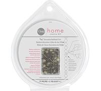 Dritz Nailhead Trim-Cinta para Clavos, 4,5 m, Color Dorado, latón Envejecido