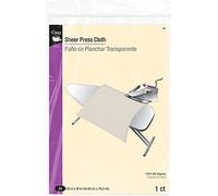 Dritz Paño de Prensa Transparente, Pulgadas, Organza de Seda, Blanco, 22 x 30-Inch