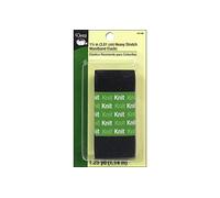 Dritz Pesado Stretch Cintura de Punto elástico 1 - 1/2-inch-by-1 - 1/4 Yardas, Negro