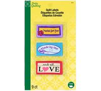 Dritz Quilting Sew-In Embroidered Labels 9/Pkg-Made with Love
