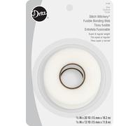 Dritz Stitch Witchery Fusible Bonding Web, 5/8" X 20-Yards, Ultra-Light Weight, 1 Roll, White Red de unión, Blanco, 2