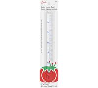 Dritz Super Seamer Ruler, 1/4" x 1/2" x 6-3/4", Clear Regla