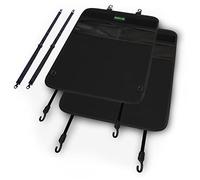 Drive Auto Products Protector de Asiento de Coche para bebé con Alfombra de Perro Pack de 2 Negro