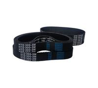 Drive Belt Correa De Distribución HTD 300CM C = 276 279 282 285 288 291 294 297 300 303 Ancho 6/9/10/12/15/20mm Paso Síncrono De Bucle Cerrado De Rubbe 3mm Correa Trapezoidal(3M 276(Teeth92),1PIECE_25