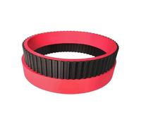 Drive Belt Correa Distribución PU Extremo Abierto Resistente Calor Grado Alimenticio Tipo H Caucho Rojo Máquina Envasadora Vertical 700 A 780 Mm Longitud(725H,40mm)