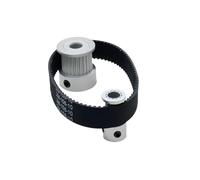 Drive Belt Juego Poleas Distribución 2GT 6Mm Ancho Relación Reducción 2:1, Componente Transmisión 24 Dientes 12Dientes Diámetro Interior Correa 3 A 8Mm Correas Transmisión(2GT-500-6mm,12T5-24T6)