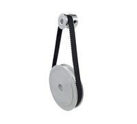 Drive Belt Kit Polea Distribución 2GT 80T 20 Dientes Ancho Correa 6Mm Reducción 4:1 Diámetro Interior 3-14Mm Ruedas Síncronas Impresora 3D Juego Poleas 2M GT2(10mm,2GT-400-6MM_20T BORE 5MM)